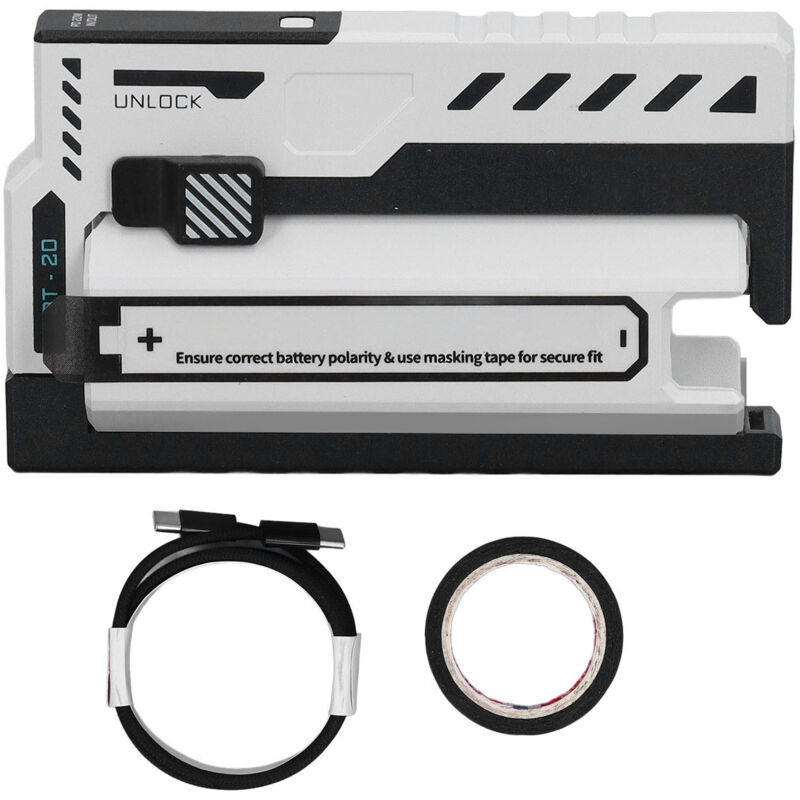 Wiederverwendbare, Austauschbare Powerbank-box Mit Qc Pd Pps Dcp Afc Pe Protokoll, Tragbarer Ladeadapter Für Handy, Kopfhörer Und Tablet (20700) (weiß)
