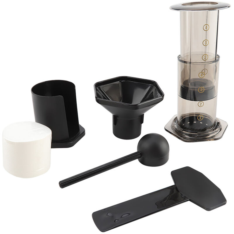 Kaffeemaschinen-set Für Eine Tasse, Hitzebeständiges Pet, Kein Netzstecker Erforderlich, Kanne, Kaffeesatzbehälter Für Den Hausgebrauch