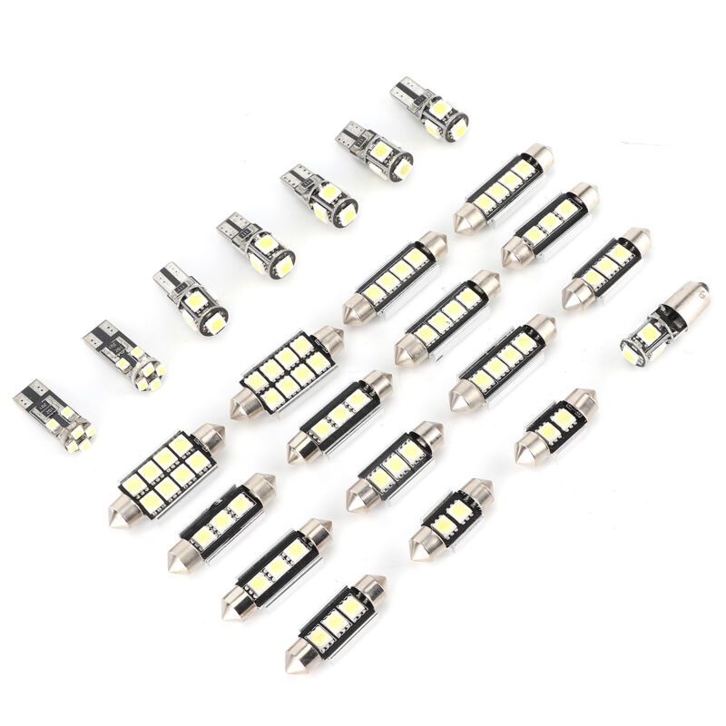 Led-autolampen, Weißes Licht, T10 5w, 5050-chip, Geringer Stromverbrauch, Für Kennzeichenbeleuchtung, Türinnenbeleuchtung, 23 Stück