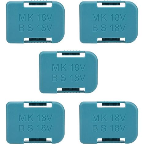 Set Mit 5 Lithium-akku-halterungen, Gürtelclip, Für Makita 18v Befestigungswerkzeuge, Cyan