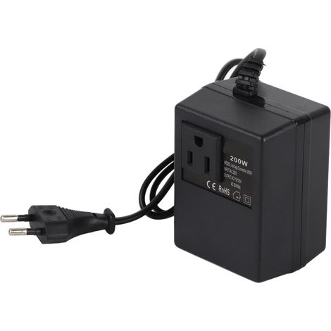 Reiseadapter Mit Spannungswandler, Universalstecker, Maximal 200 W