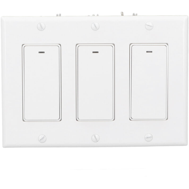 Intelligenter Wlan-wandschalter, Fernsteuerung Per Sprachausgabe, Einpolig, 3-fach, Ac100-240v