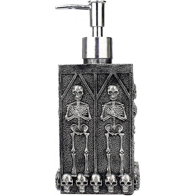 Totenkopf-duschgelspender, 460 Ml, Praktischer Pumpspender, Ideal Für Flüssigseife Und Lotion