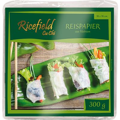 Quadratisches Reispapier 16 Cm 300 G - Ricefield