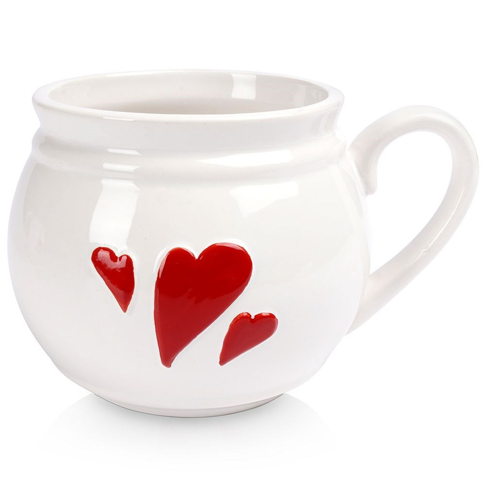 Großer Porzellanbecher Für Tee, Kräuter, Kaffee, Kakao, Zum Erwärmen (xl)
