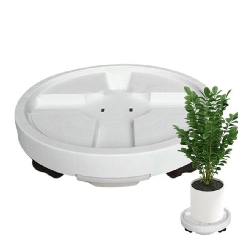 Drehbarer Pflanzenständer Mit Rollen, Blumentopfhalter, Blumentopftablett Mit Rollen Für Schlafzimmer, Wohnzimmer, Balkon,