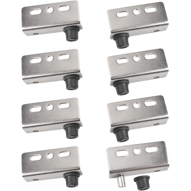 Eiserne Drehzapfenbänder, 4er-set. Verdeckte Drehzapfenbänder Für Schränke. Türbänder Mit Stift Für Freischwingende Holztüren (vernickelt).
