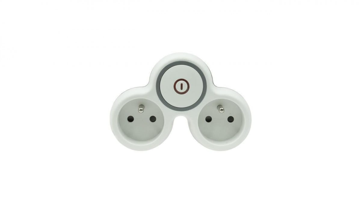 Zwei-wege-steckerverteiler Mit/mit Schalter R-21ws/b W-72002