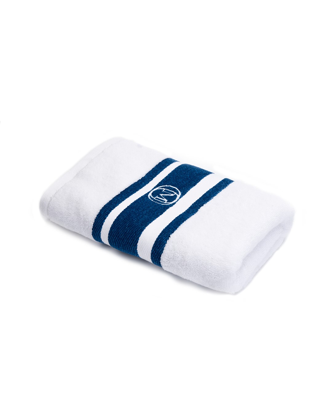 Monogram Linea Handtuch 50x100cm Marineblau / Officine Monogram