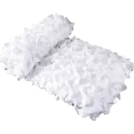 Sonnenschutznetz, Reinweißes Schneetarnnetz, 4 X 5 Meter, Weißes Design