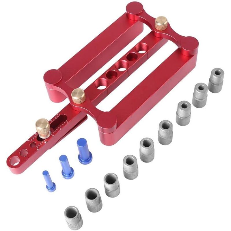 Lochführung Aus Aluminiumlegierung, Positionierwerkzeug Für Platten Mit Einer Dicke Von 17 Bis 50 Mm