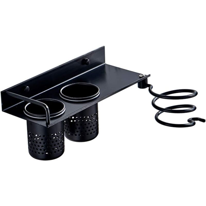Wandmontierter Haartrocknerhalter, Aufbewahrungskorb Für Haartrockner, Glätteisen, Accessoires, Badezimmer