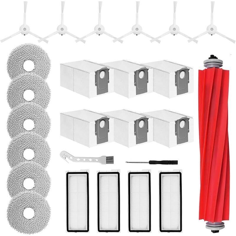 Zubehör Kompatibel Mit Roborock Qrevo Pro/qrevo S/qrevo Maxv, Ersatzteile Für Saugroboter: Staubbeutel, Hauptbürste, Tücher, Filter, Seitenbürsten, Ersatzteile