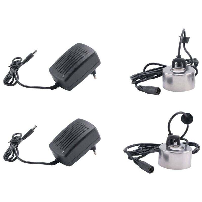 2-teilige Serie Mit 45-mm-stecker, Ultraschall-luftbefeuchter, Industrie-nebelvernebler, 24-v-zerstäuber Mit Europäischem Kopf
