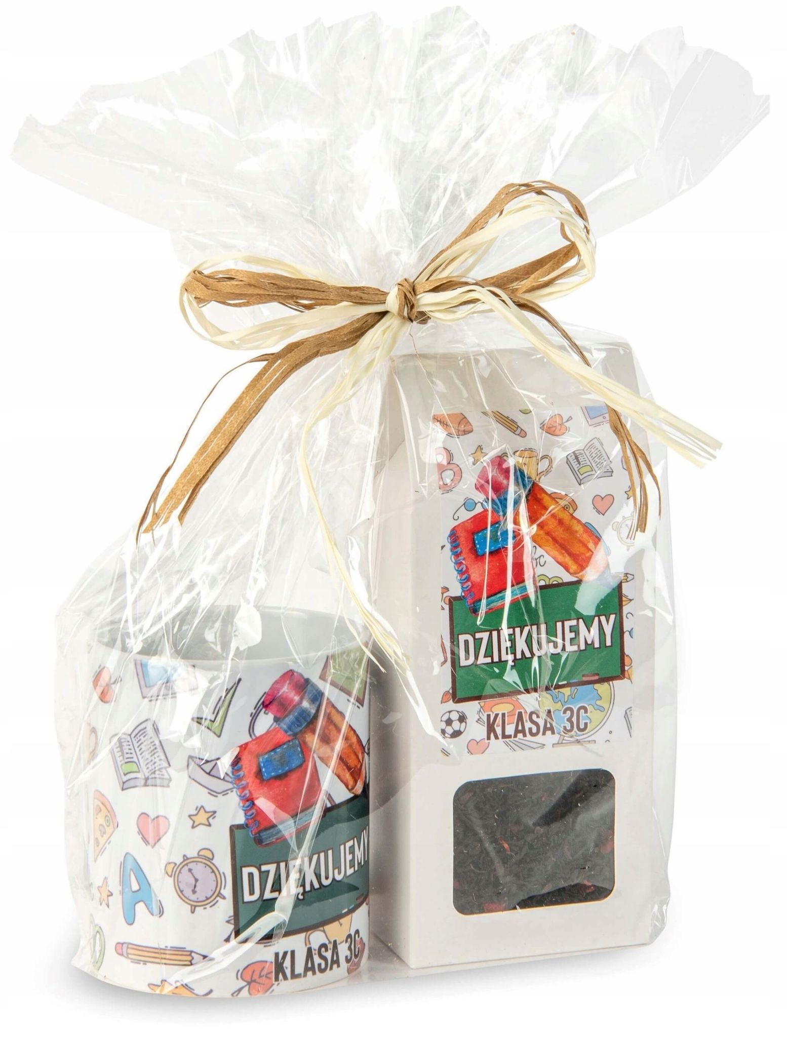 Geschenkset Mit Tasse Und Teetasse Für Lehrer, Personalisiert