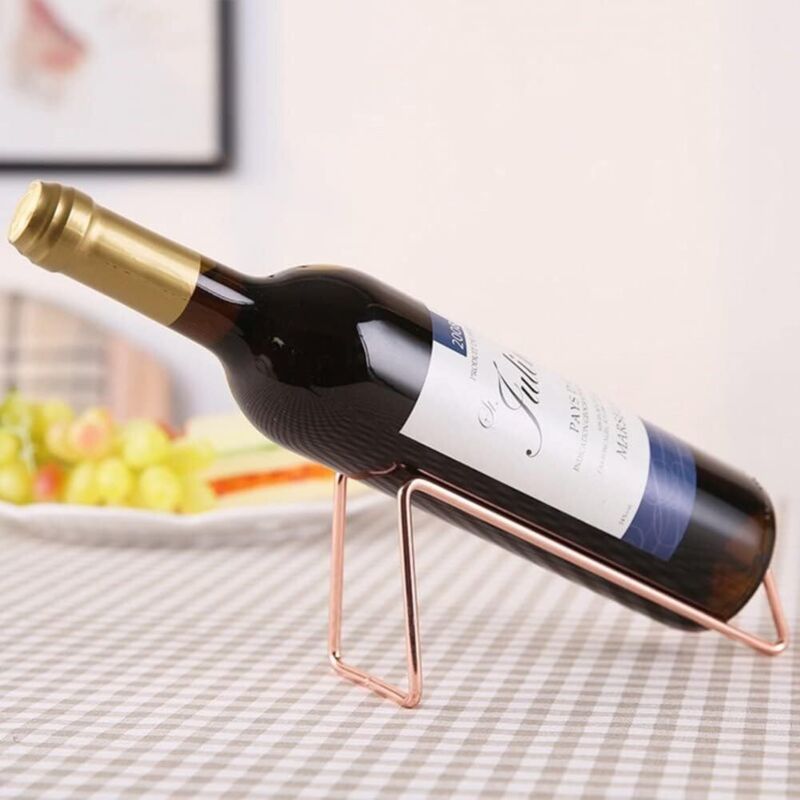 Weinregal, Flaschenhalter Aus Metall, Schlichter Weinständer, Champagnerhalter, Getränkeregal Für Die Hausbar