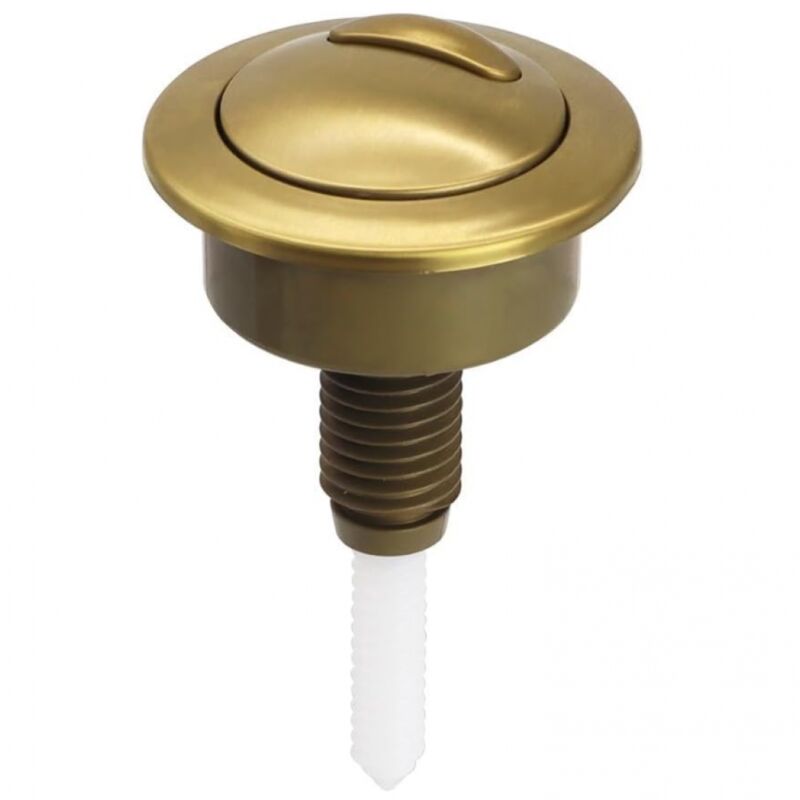Spülknopf In Gebürstetem Gold Als Ersatz Für Den Twyford Optima 49 Spülkasten