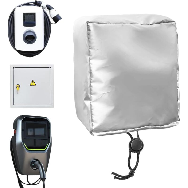 Wallbox-wetterschutz 40x32x20cm - Wasserdichtes Stoffdach Für Ladestationen Für Elektroautos, Regen- Und Staubabweisend