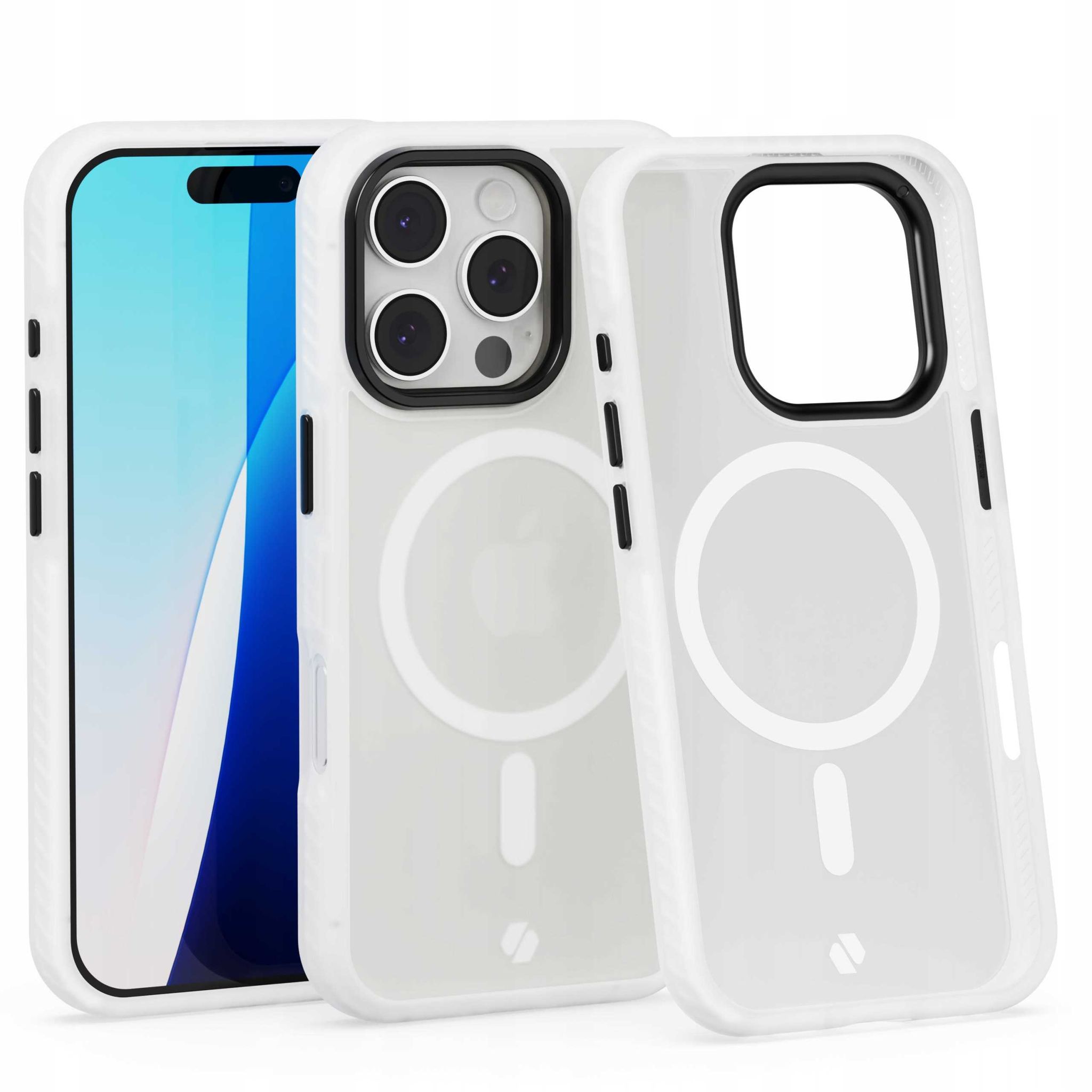 Spacecase Hybrid Fusion Mag Iphone 16 Pro Durchsichtig