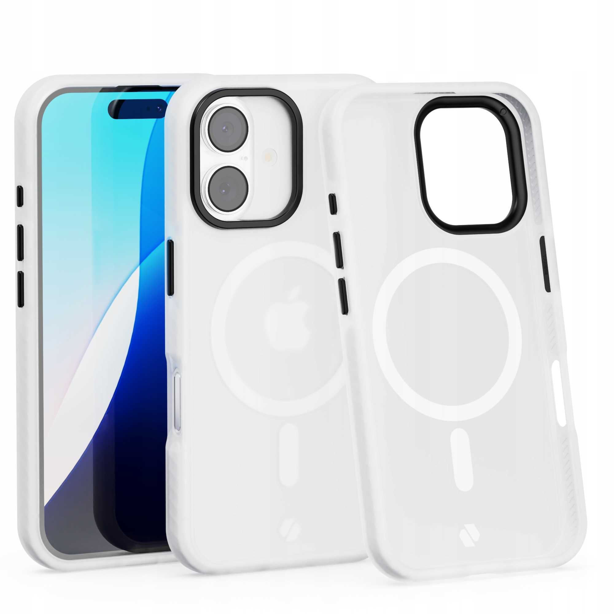 Spacecase Hybrid Fusion Mag Iphone 16 Durchsichtig