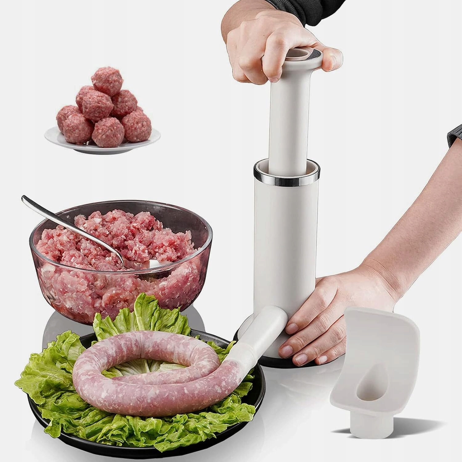 Manueller Wurstfüller 2-in-1 Fleischwolf Für Fleischbällchen