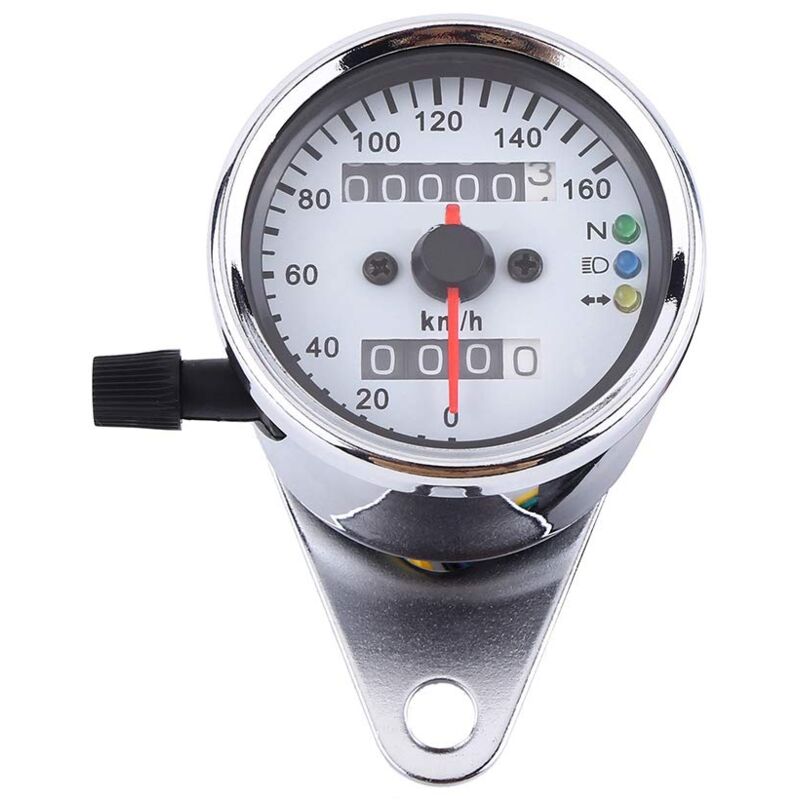 Motorrad-tachometer, Kilometerzähler, Universeller Motorrad-kilometerzähler, 1 Stück, Duale Digitale Geschwindigkeitsanzeige, Km/h