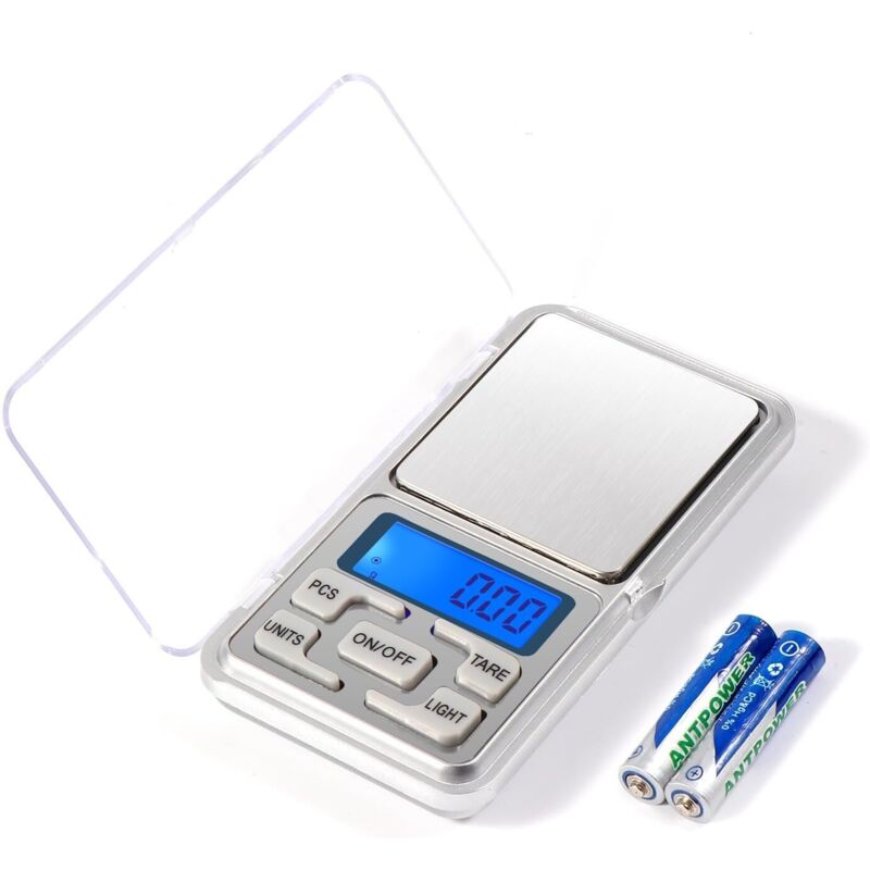 Präzisionswaage 0,01 G Bis 500 G, Kleine Präzisionswaage Mit Hintergrundbeleuchtetem Lcd-display, Mini-küchenwaage Für Kochen, Kaffee, Reisen, Medikamente Und Schmuck.