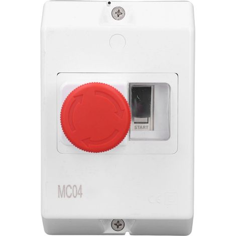 Ip55-motorschutzschalter, Wasserdichter Drucktaster Mit Not-aus, 6–10 A, 230/240 V, 400/415 V, 500 V, 690 V