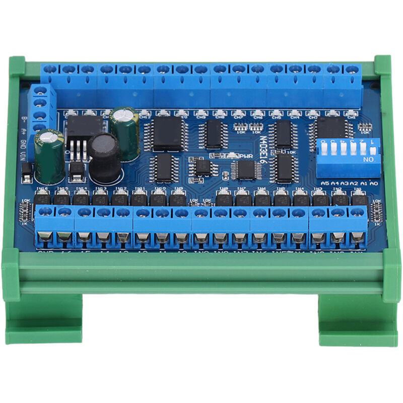 Rs485 16-eingangs-/ausgangs-erweiterungskarte, Fernsteuerschalter, Dc 6,5–30 V Sps-e/a-modul Mit Gehäuse