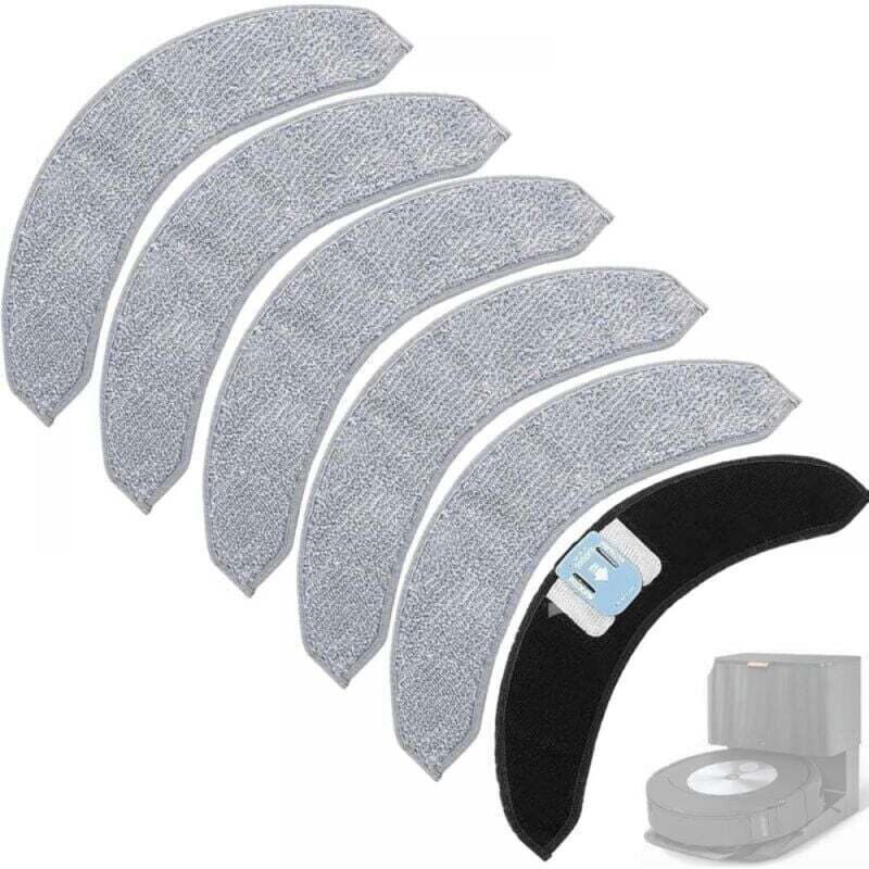 6-teiliges Ersatz-reinigungstuchset Für Irobot Roomba Combo J7/j7et/j9et/j9 Plus Saugroboter, Wiederverwendbares Zubehör Und Hohe Reinigungsleistung