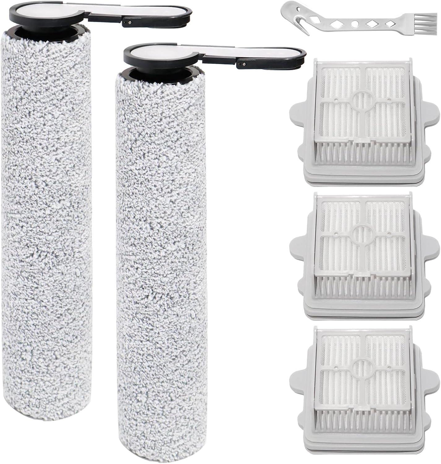 Accessoires De Brosse Rotative Pour Aspirateurs Eau Et Poussière Roborock F25 Gt/f25 Xt/f25 Ace Combo/f25 Combo/f25/f25 Ace/f25 Rt/f25 Lt/f25 Alt/f25 Bx, Pièces De Rechange, 2 Brosses Rotatives, 3 Fil
