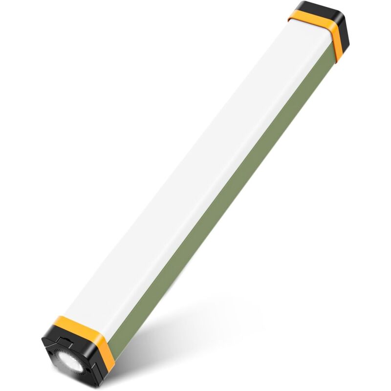 40 Cm Camping-dachleuchte Mit Usb-ladefunktion Für Smartphones, Magnethalterung Und Verstecktem Haken Sowie 4 Beleuchtungsmodi.