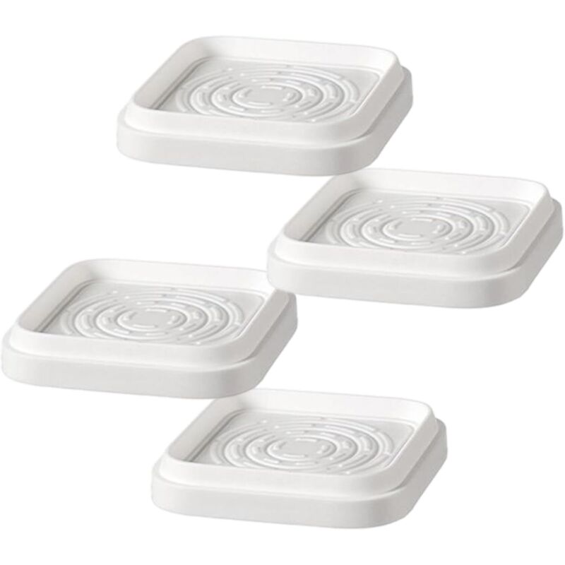 Möbelhöhenerhöhungen – 4 Verstellbare, Stapelbare Bettfüße, Rutschfeste Erhöhungsblöcke Für Sofa, Tisch, Waschmaschine, Kühlschrank, Schreibtisch, Kleiderschrank