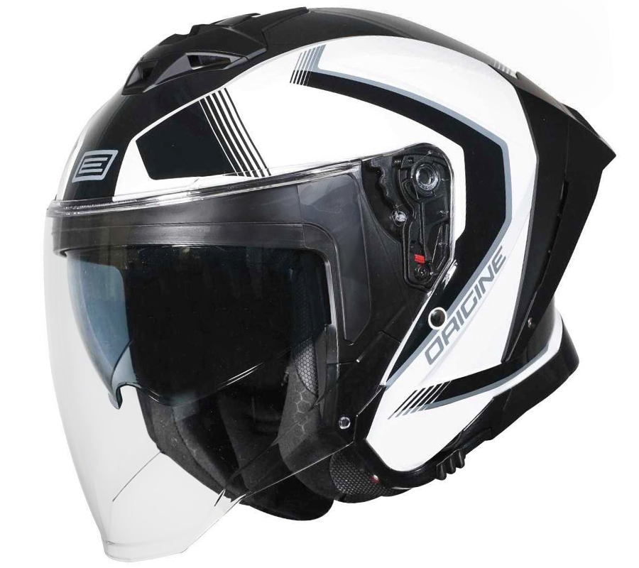 Origine Aprica Essential Gloss Black White S Helmet