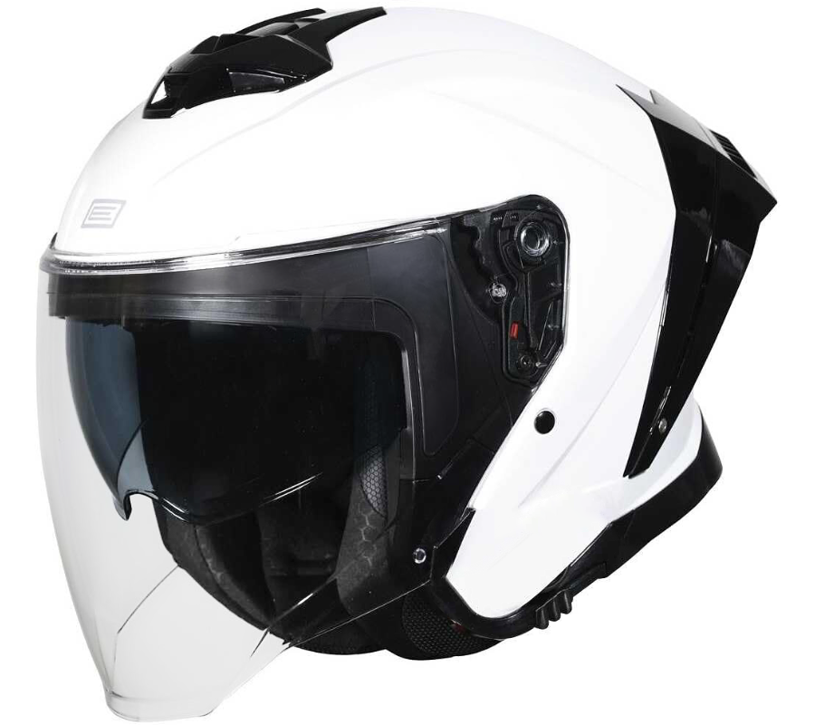 Origine Aprica Helm, Einfarbig Glänzend Weiß, Größe S