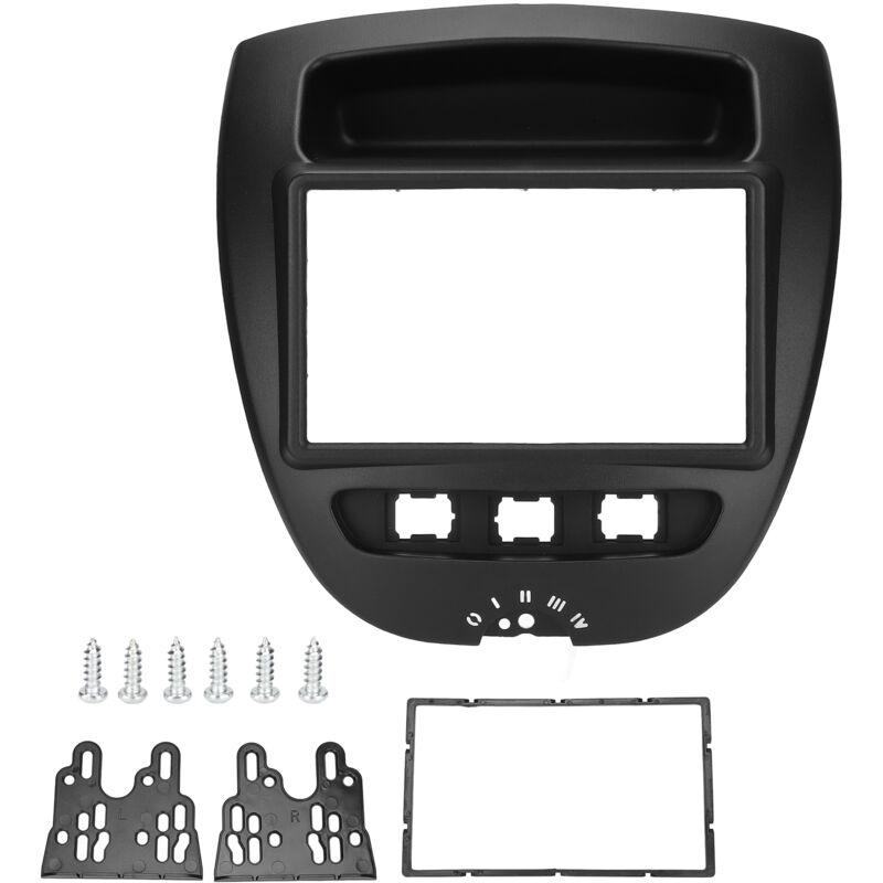 2-din-navigationspanel-einbausatz Für C1 2005–2014, Radioblende, Konsolen-navigationspanel, Doppel-din-einbausatz Mit Cd/dvd-player