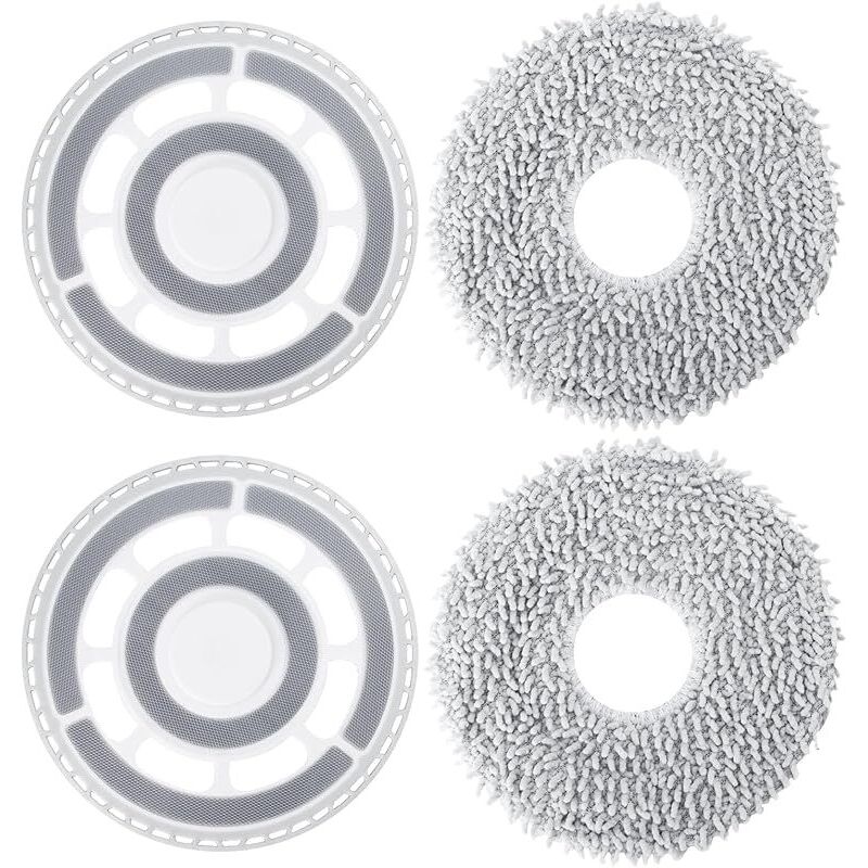 Mit Ersatzträger Und Ersatzscheiben Für Roborock Qrevo Curv/qrevo Edge/saros 10r/qrevo Curv S5x/qrevo Edge S5a Staubsauger. Ersatzteile Für Die Polster.