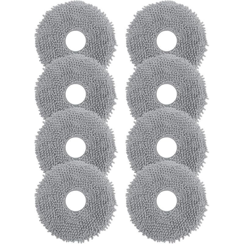 8 Ersatz-wischpads Für Roborock Q Revo/qrevo S/qrevo Pro/qrevo Edge/qrevo Master/qrevo Slim/qrevo Curv/qv 35a 35s/qr 598 798/saros Z70/10r Saugroboter, Wiederverwendbar Und Waschbar