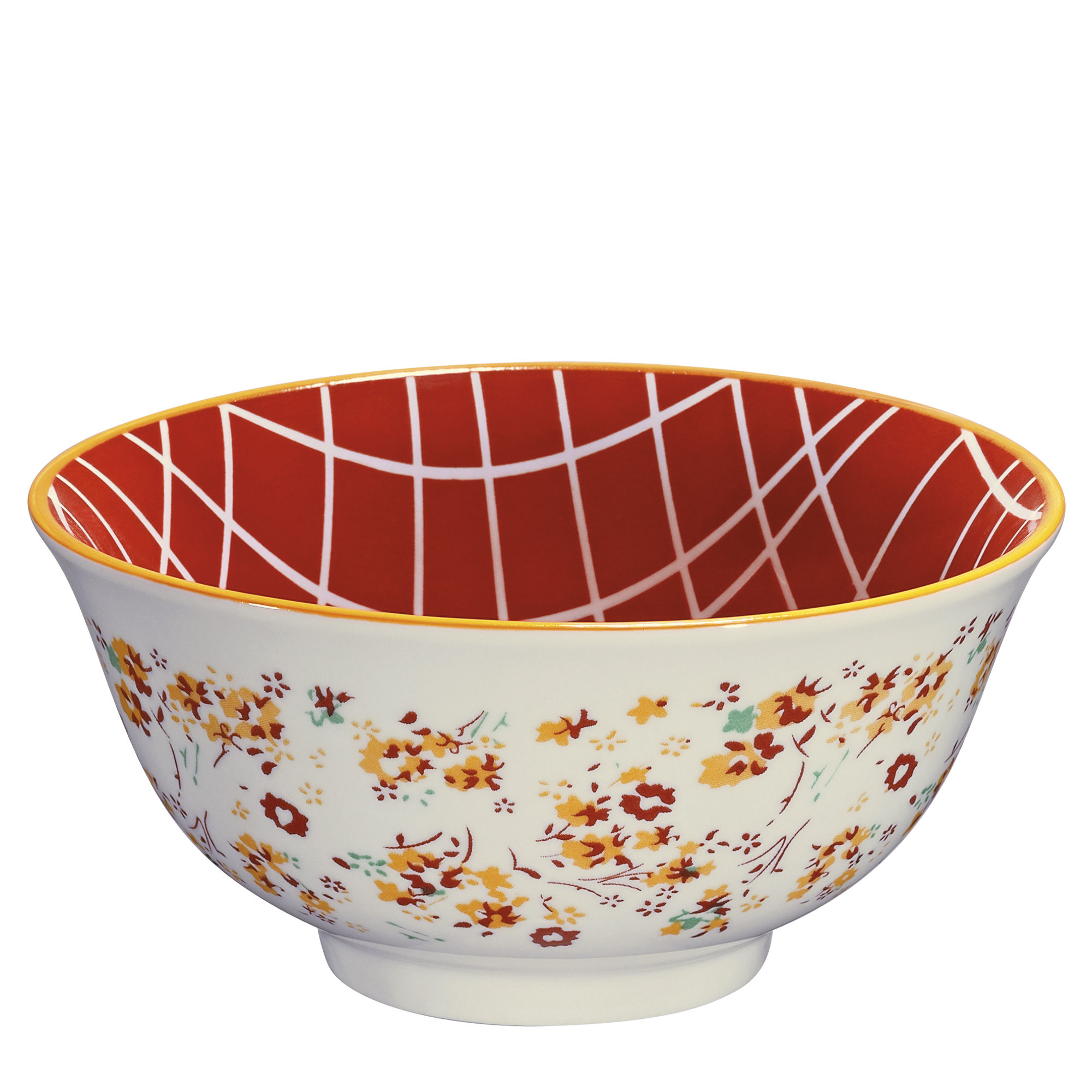 Schale, Porzellan, Durchmesser 15,5 Cm, 0,5 L, Blumen / Cilio