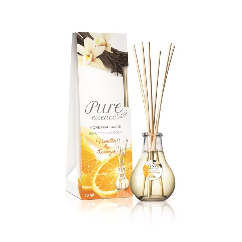 Revers Pure Essence Duftdiffusor Mit Lang Anhaltendem Vanille- Und Orangenduft, 50 Ml