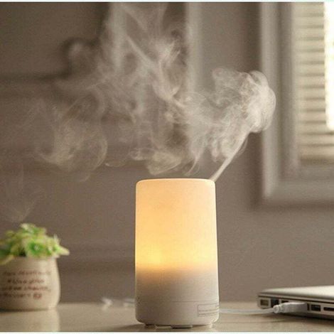 Ätherisches Öl-diffusor, 100-ml-luftbefeuchter Mit Kaltnebel Und Automatischer Abschaltfunktion Für Schlafzimmer, Büro, Spa Und Yoga