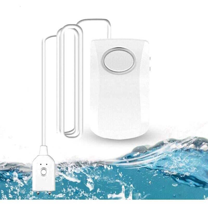 2-teiliger Wlan-wasserleckmelder, 130 Db Intelligenter Überschwemmungsmelder, Drahtloser Wasseralarmsensor, Push-benachrichtigungen An Smartphones Über Die Smart Life App