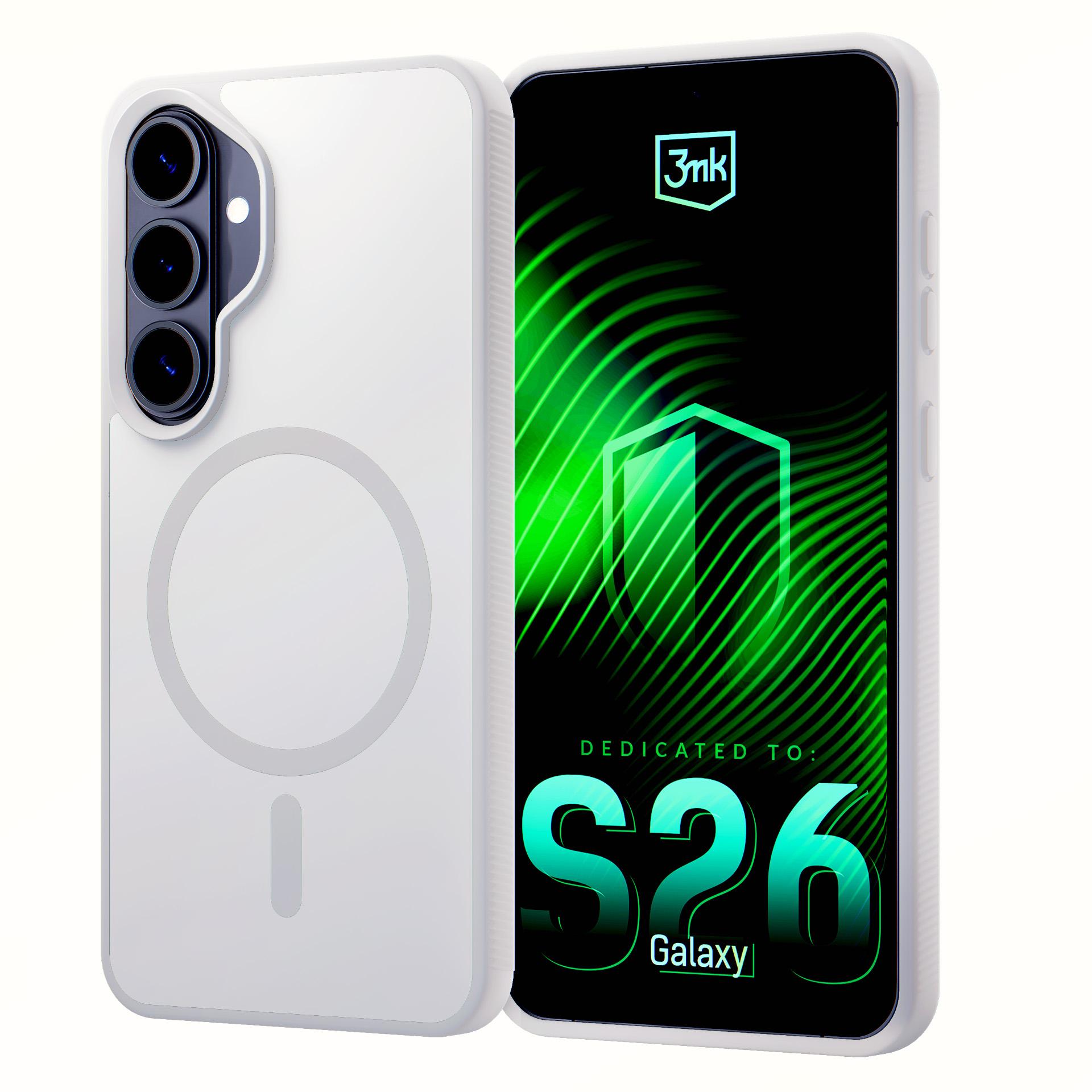 Samsung Galaxy S26+ - 3mk Smoke Magcase Weiß