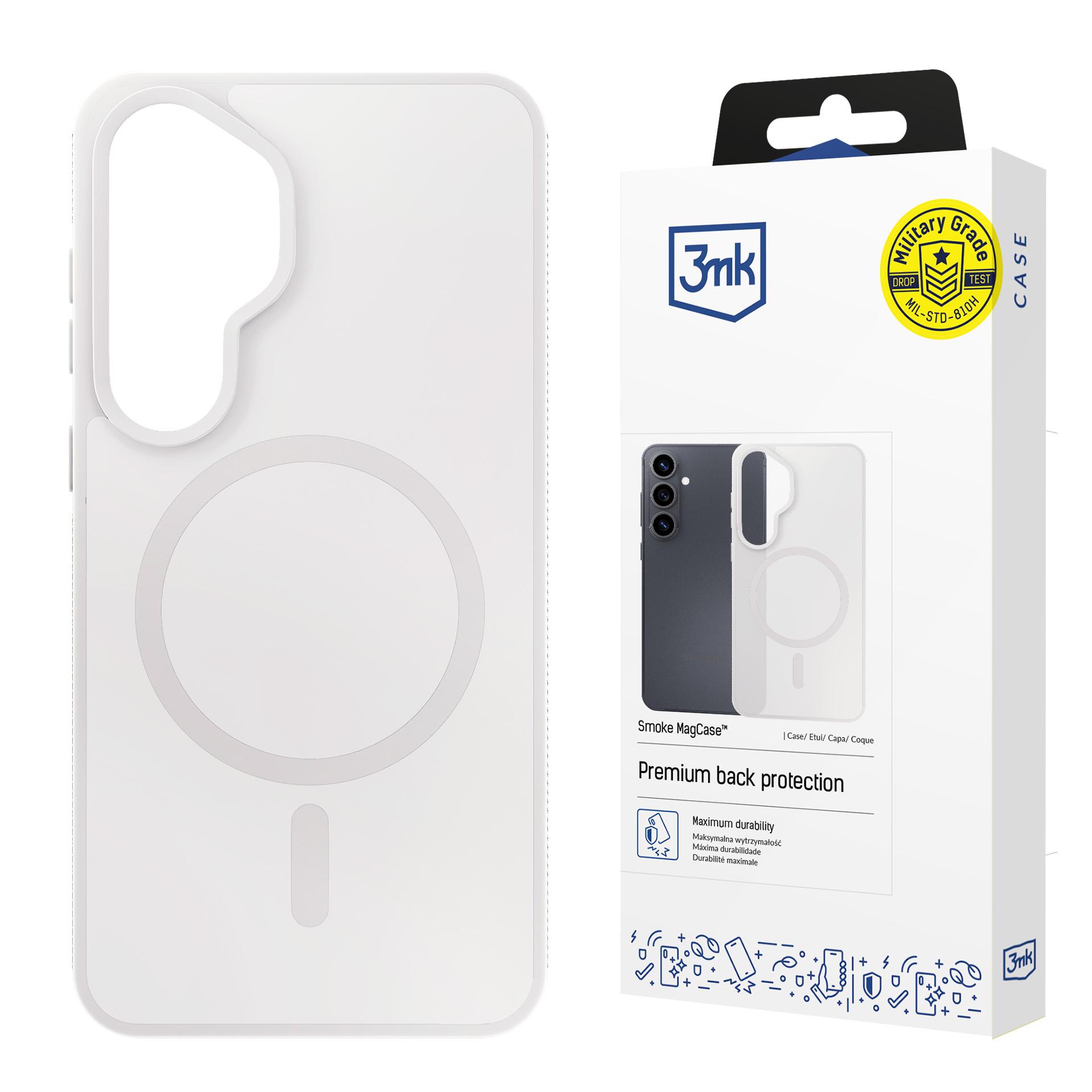 Samsung Galaxy S26 - 3mk Smoke Magcase Weiß