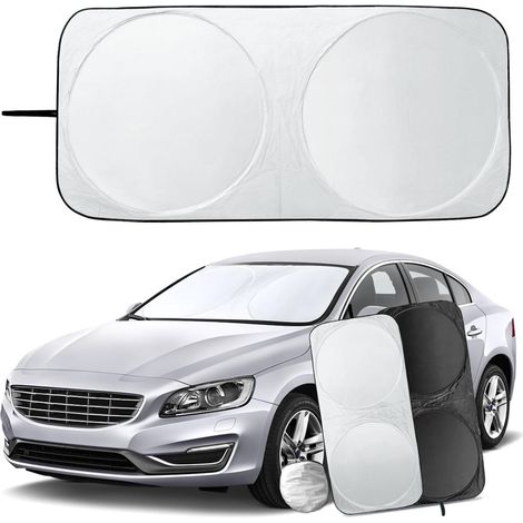 Adrreyufny Universal-auto-sonnenschutz, Faltbar, Front-uv-schutz, Passend Für Die Meisten Fahrzeuge (150 X 70 Cm)