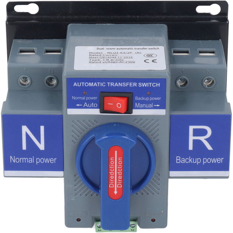 Ac230v 2p Cb Mikro-typ Automatischer Doppel-leistungsumschalter Mini-durchbruchschalter Für Haus-pv (32a).