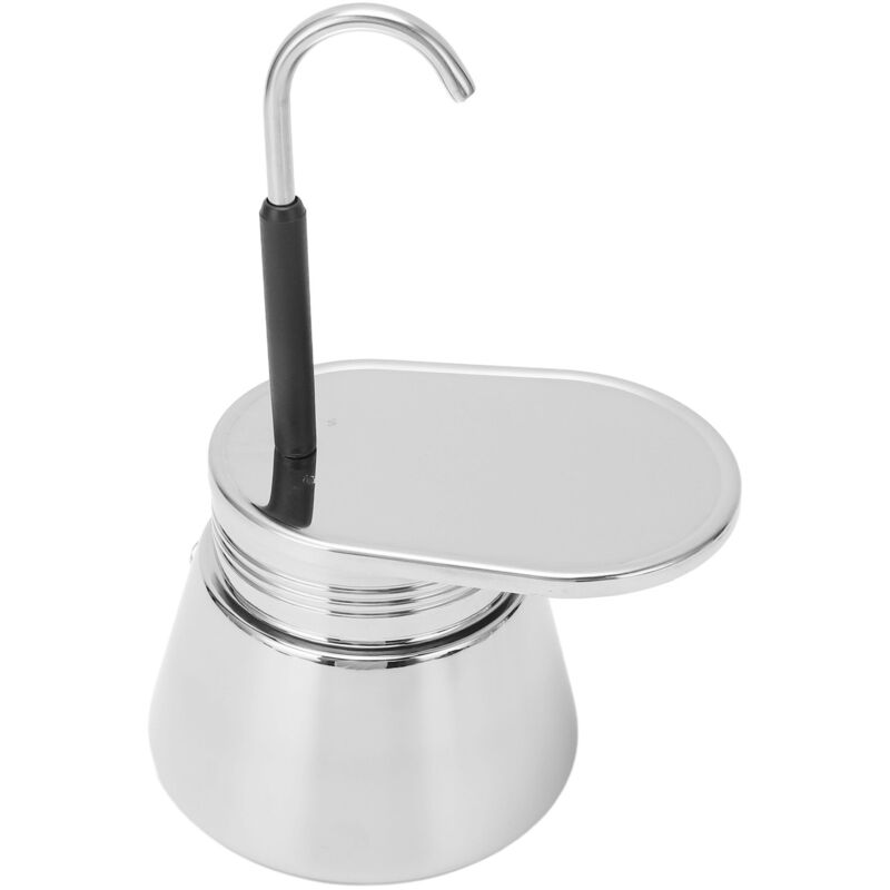Italienische Espressokanne Mit Einem Ausguss, Edelstahl, Ideal Für Zuhause, Büro Oder Camping (50 Ml)
