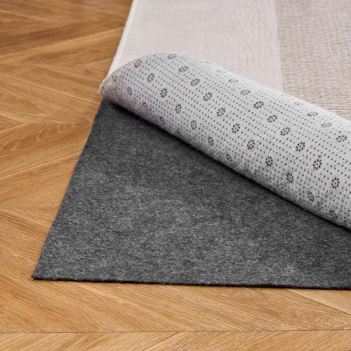 Teppichunterlage, Antirutschmatte 3048 X 4267,2 X 3 Mm, Zuschneidbarer Teppichstopper Aus Polyester & Tpr Mit Gummipad, Rutschfest & Wasserfest, Universal Für Alle Böden, Schublade & Kofferraum