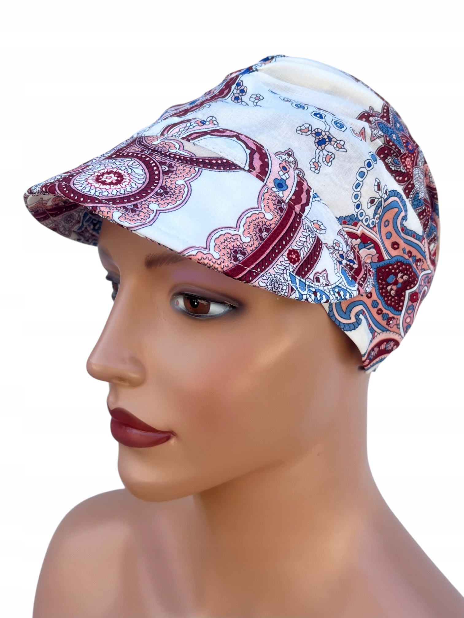 Damen-kopftuch „tess Mist“ Mit Visier 478 Für Den Sommer (polnisches Produkt)