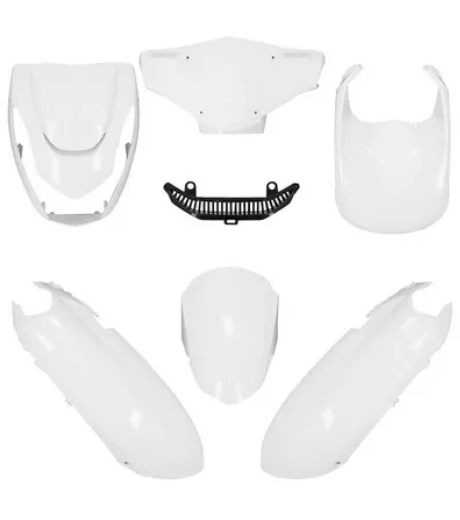 Karosserie-kit, Verkleidung, Satz X7, Kotflügel, Seite, Peugeot Kisbee 50 11-24